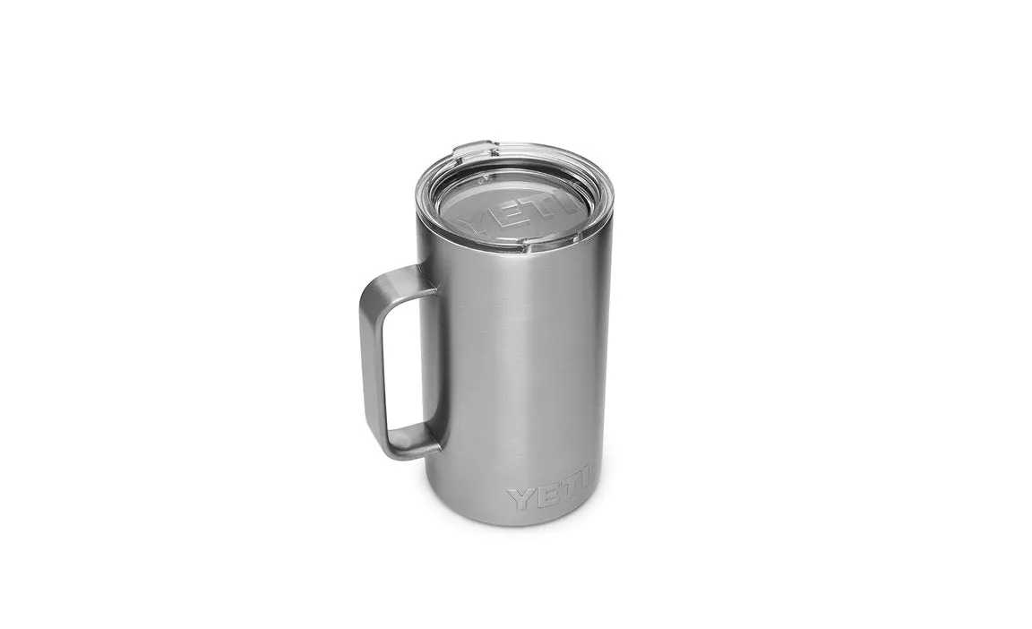 YETI RAMBLER 24 OZ (710ML) MUG - STAINLESS