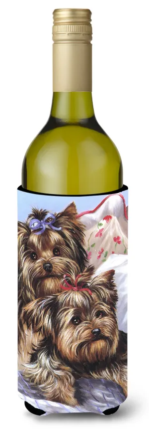 Yorkie Bed Bugs Wine Bottle Hugger PPP3240LITERK